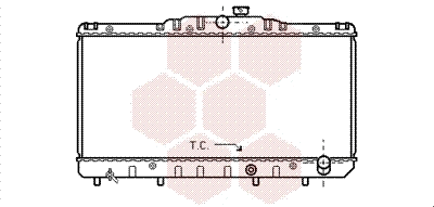 Radiator, engine cooling (53002030)