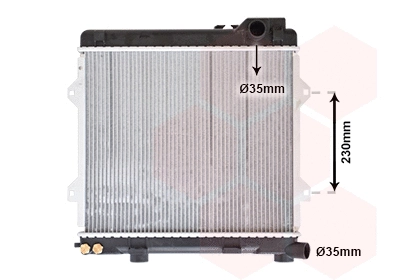 Radiator, engine cooling (06002075)