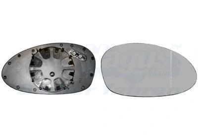 Mirror Glass, exterior mirror (0657836)