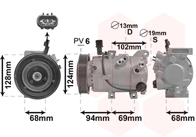Compressor, air conditioning (8200K442)