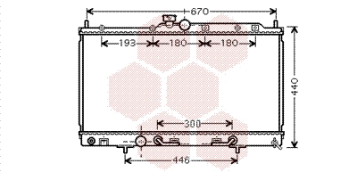 Radiator, engine cooling (32002214)