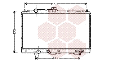Radiator, engine cooling (32002114)