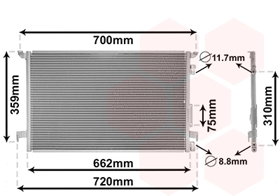 Condenser, air conditioning (37005333)