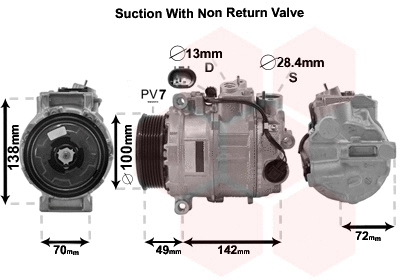 Compressor, air conditioning (3000K638)