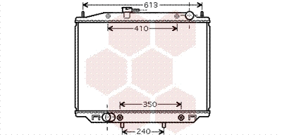 Radiator, engine cooling (13002303)