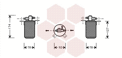 Dryer, air conditioning (0600D021)