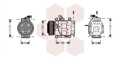 Compressor, air conditioning (1700K042)
