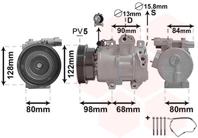 Compressor, air conditioning