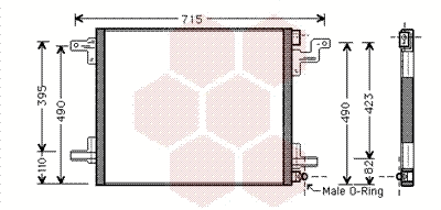 Condenser, air conditioning (30005377)