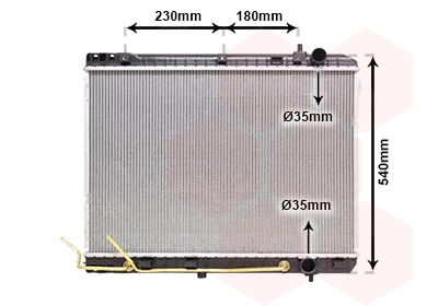Radiator, engine cooling (83012724)