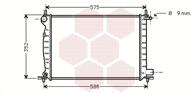 Radiator, engine cooling (18002224)