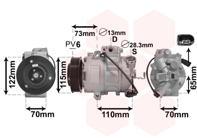 Compressor, air conditioning (4901K701)