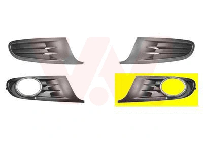 Ventilation Grilles, bumper