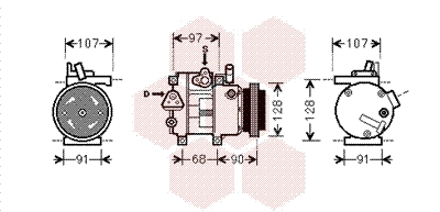 Compressor, air conditioning (8200K215)