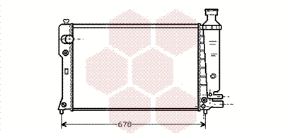 Radiator, engine cooling (40002097)