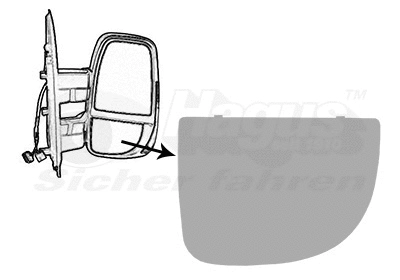 Mirror Glass, exterior mirror (2817832)