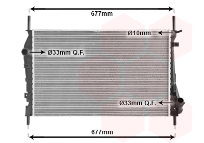 Radiator, engine cooling (18002337)