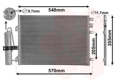 Condenser, air conditioning (43015275)