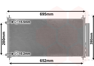 Condenser, air conditioning (53005406)