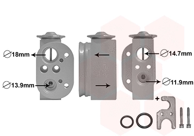 Expansion Valve, air conditioning (06001497)