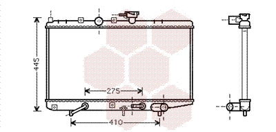 Radiator, engine cooling (83002034)