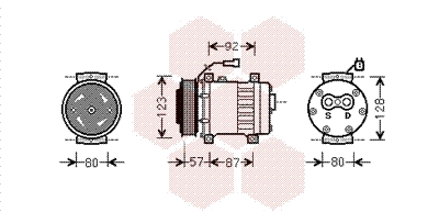 Compressor, air conditioning (0200K203)