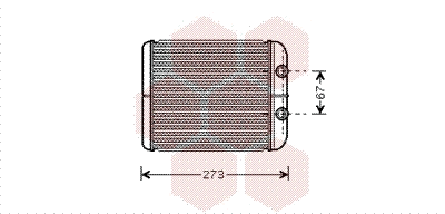 Heat Exchanger, interior heating (43006343)