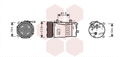 Compressor, air conditioning (5800K046)