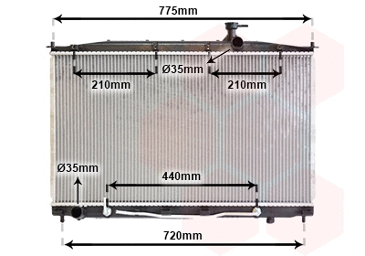 Radiator, engine cooling (82002174)