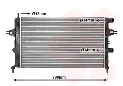 Radiator, engine cooling (37002255)