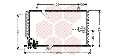 Condenser, air conditioning (06005184)
