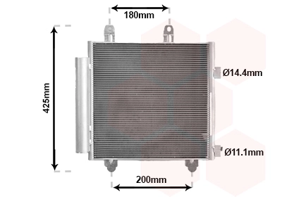 Condenser, air conditioning (53015705)
