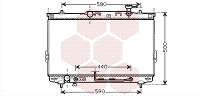 Radiator, engine cooling (82002132)