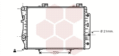 Radiator, engine cooling (30002173)