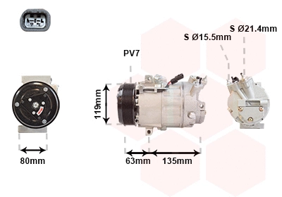 Compressor, air conditioning (4300K389)