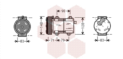 Compressor, air conditioning (1800K279)