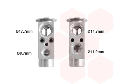 Expansion Valve, air conditioning (37001412)