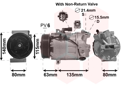 Compressor, air conditioning (4300K487)