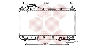 Radiator, engine cooling (53002298)