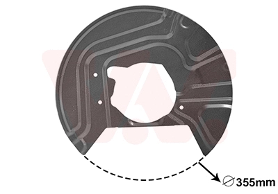 Splash Guard, brake disc (0680371)