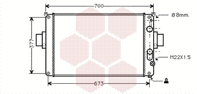 Radiator, engine cooling (28002022)