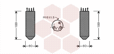 Dryer, air conditioning (8300D042)