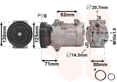 Compressor, air conditioning