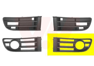 Ventilation Grilles, bumper