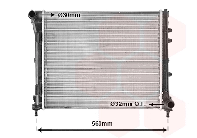Radiator, engine cooling (17002346)