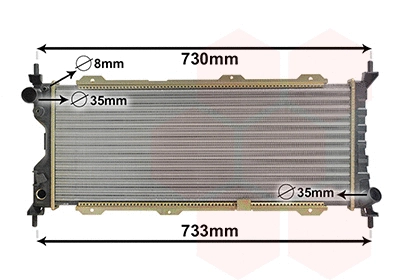 Radiator, engine cooling (37002185)