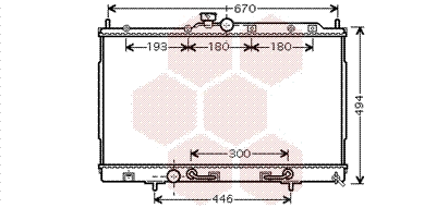 Radiator, engine cooling (32002197)