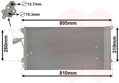 Condenser, air conditioning (58005244)