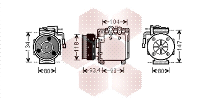 Compressor, air conditioning (3200K212)