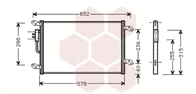 Condenser, air conditioning (73005080)